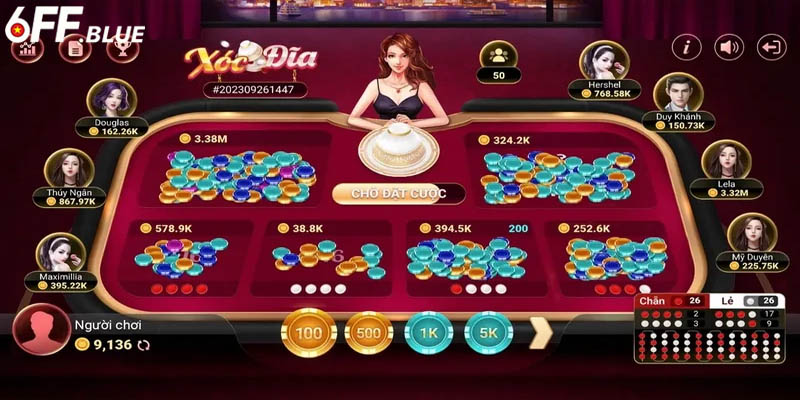 Giới thiệu tổng quan về xóc đĩa online 6FF