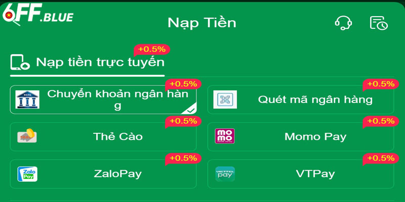 Nạp tiền 6FF bị lỗi thì phải làm sao?