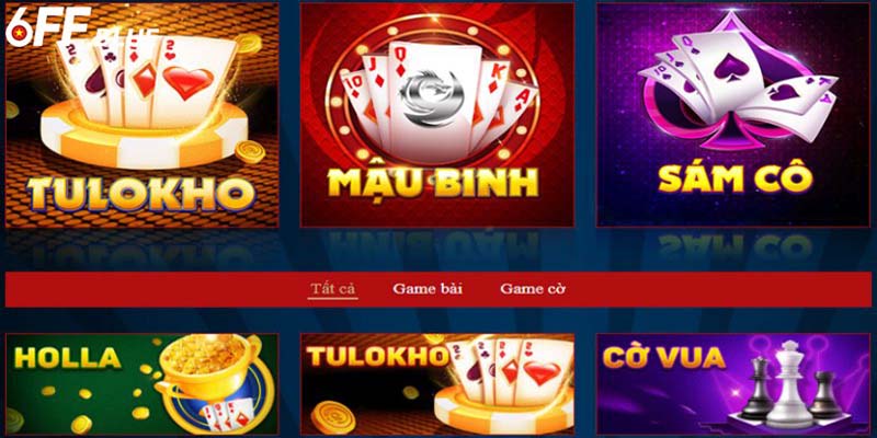 Top những game bài hot nhất 6FF